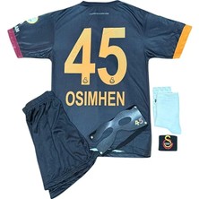 Alaturka Mix 5-Yıldızllı GALATÂSARÂY./2024/25/ Ⓞⓢⓘⓜⓗⓔⓝ Special Siyah Çocuk Forması 4lü Set