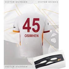 Alaturka Mix Maske Hediyeli Deplasman Beyaz Victor Osimhen Forması Maske