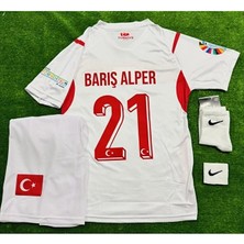 Alaturka Mix Türkiye 2026 Barış Alper Yeni Sezon Deplasman Beyaz Çocuk Forması 4 Lü Set