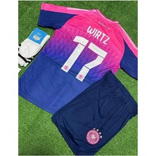 Alaturka Mix Almanya Euro 2024 #17 Florian Wirtz Çocuk Deplasman Forması 4'lü Set