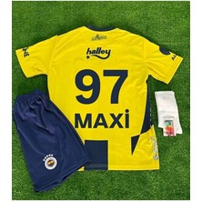 Alaturka Mix F̸e̸n̸r̸b̸a̸h̸ç̸e̸ 2024/25 Beş Yıldızlı Maxi 97 Numara Iç Saha Çocuk Forması 4 Lü Set