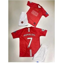 Alaturka Mix M.unitedd #cr7 C./ronaldo 2008 Sezonu Çocuk Forması 4 Lü Set