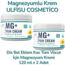 ULFİSU COSMETİCO Magnezyum Krem - 120 ml 2 Adet