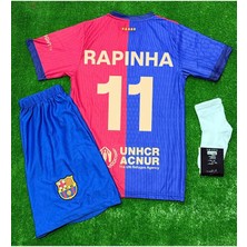 Alaturka Mix Barcelona 2024/25 Iç Saha Çocuk Raphınha Forması 4lü Set
