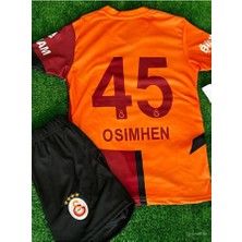 Alaturka Mix Maske Hediyeli Victorr-Osimhenn Çocuk Parçalı Forması (Forma Şort Çorap Maske) 4 Lü Set