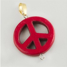 Hsc Bilişim Barış Turkuaz Doğaltaş Kolye Ucu