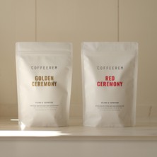 Coffeerem Golden & Red Ceremony 2X500 Gr. Set