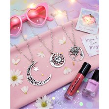 Cemy Moon Fairy Gümüş Kolye 3 Adet