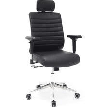 Zeon Büro Ofis Sistemleri // Comfort Elite Black Yönetici Koltuğu Ofis Çalışma Koltuğu