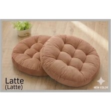 Ayzen Home 2li Pofidik Kare Meditasyon Minderi Oturma Yastığı Oyun Minderi 50CM x 50CM X7CM