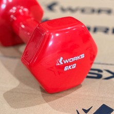 XWORKS Fitness Xworks Soft Grip Dumbbell – Kauçuk Kaplamalı Pilates Dambılı (Tek) (XW250000)