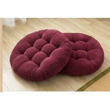 Ayzen Home 2li Pofidik Kare Meditasyon Minderi Oturma Yastığı Oyun Minderi 60CM x 60CM X7CM