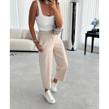 Stil Center Kadın Eşofman Altı Bej