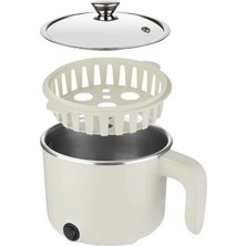 Esranın Dünyası Mini Elektrikli Yemek Pişirici 1 Litre Buharlı Pişirme Tepsili Mutfak Tenceresi STKN34-ESRDNS