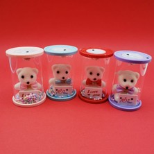 Vice Avm Işıklı Cam Fanus İçinde Ayıcık TG-V 1675