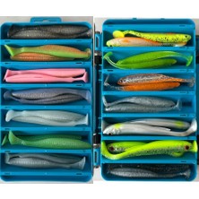 Vurgun Çapari 28’li Premium Japon Silikon Yem Mix Kutu