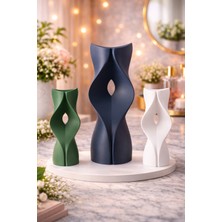 3D Boyuthane Modern Dekoratif Vazo Seti