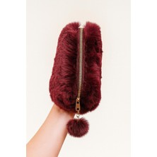 Seyfi Kırtasiye Peluş Kalemlik Makyaj Çantası 10X20 cm Yerli Üretim Tek Bölme Geniş Hacimli