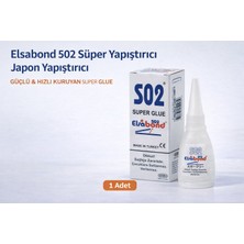 Epilons Elsabond 502 Süper Yapıştırıcı Japon Yapıştırıcı 20G Güçlü Hızlı Kuruyan Super Glue 1 Adet