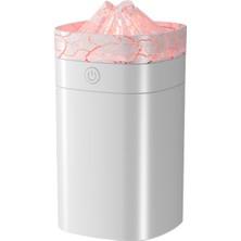 Karma Renk Yanardağ Motifli Hava Nemlendirici 600 ml Sprey Mod Gece Lambası