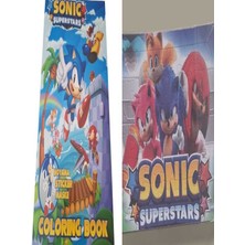 Sonic Boyama Kitabı ve Puzzle Yapboz