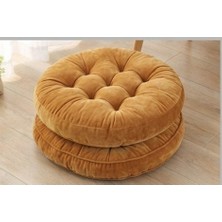 Ayzen Home 2li Pofidik Kare Meditasyon Minderi Oturma Yastığı Oyun Minderi 60CM x 60CM X7CM