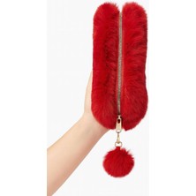 Seyfi Kırtasiye Peluş Kalemlik Makyaj Çantası 10X20 cm Yerli Üretim Tek Bölme Geniş Hacimli