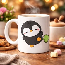 Epilons Şaşkın Penguen Tasarımlı Porselen Kupa Model 89 – Eğlenceli, Neşeli ve Sıcacık Kahve Keyfi