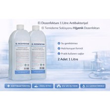 NW NessiWorld El Dezenfektanı 1 Litre Antibakteriyel El Temizleme Solüsyonu 2 Adet