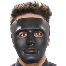 Colezium Siyah Renk Hip Hop Anonim Jabbawkeez Dans Maskesi 18X19 cm