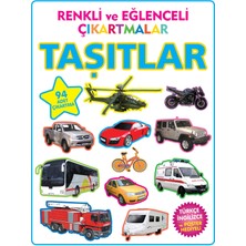 Colezium Renkli ve Eğlenceli Çıkartmalar Taşıtlar