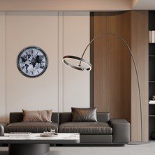 LTG Nova Global Silver 40 cm Metal Duvar Saati