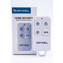 Uniywell YK-11KM Kablosuz Akıllı Alarm Kumandası - Sos ve Panik Butonu Destekli, Ev Güvenlik Sistemleri Için Uzaktan Kumanda