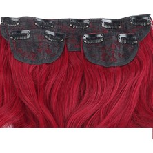 Colezium Fiber Sen Düz Yarım Ay + 2 Yan Çıt Çıt / Kızıl