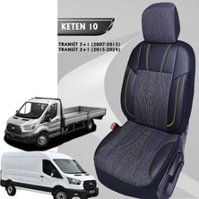 Nisa Araca Özel Ford Transit 2014-2026 Model Uyumlu 2+1 Koltuk Kılıf