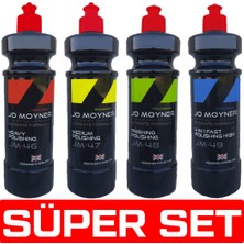 Jo Moyner Kalın Ince Pasta Hare Boya Koruyucu Set Boya Koruma Seti 4X500ML Formulated In England