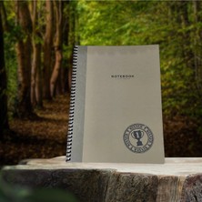 Keskin Color 16X22 cm Çizgisiz Hafif Kağıt 80 Yaprak Telli Defter Karton Kapak 60 gr Ivory Kağıt