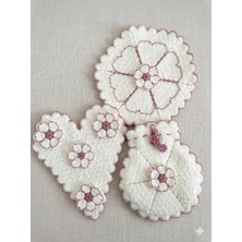 Güllü E Store Elörgüsü Çeyizlik Lif 3 Lü Set