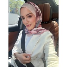 Meda Scarfs Mor-Pembe Fırça Desenli Şal-Eşarp | Frezya
