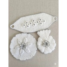 Güllü E Store Elörgüsü Çeyizlik Lif 3 Lü Set