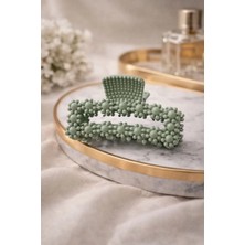 Nati Co Boncuk Işlemeli Mandal Toka (6 Cm)