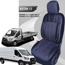 Nisa Araca Özel Ford Transit 2014-2026 Model Araçlara Uyumlu 2+1 Koltuk Kılıfı