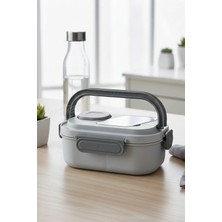 KaktüsKedi Kilitli 6 Bölmeli Taşıma Kulplu Yemek Kabı - 2 Katlı Sızdırmaz Yemek Saklama Kabı