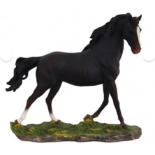 Dekoromi Dekoratif Yürüyen At Heykel Biblo 25X24 cm