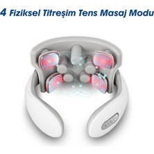 Erdem Store Premium Tens Sırt ve Boyun Masaj Aleti Elektrikli Etkisi Kablosuz Yoğurmalı Trapez Kas Masajı