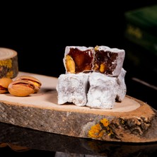 Zalifra Antep Fıstıklı Çifte Kavrulmuş (Net 480 Gr) Safranbolu Lokumu Vegan, Glikozsuz, Glutensiz Lokum