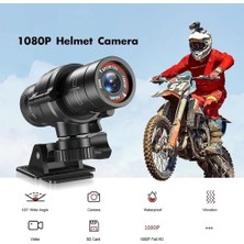 Serreha F9 Mini Spor Dv Aksiyon Kamerası 1080P Full Hd Su Geçirmez Kamera Kask Kamerası Fener, Bisiklet ve Motosiklet Için Ideal