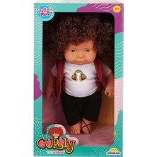 NW NessiWorld 30151 , Curly Kıvırcık Saçlı Bebek 35 cm
