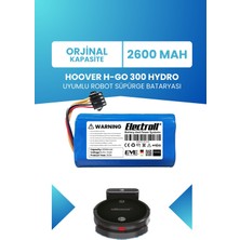 Electroll Hoover H-Go 300 Hydro Uyumlu Batarya (Standart Kapasite) 2600MAH Robot Süpürge Bataryası