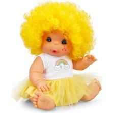 Urfakent Afro Kıvırcık Renkli Saçlı Bebek